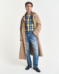 Camisa Relaxed Fit de sarga a cuadros