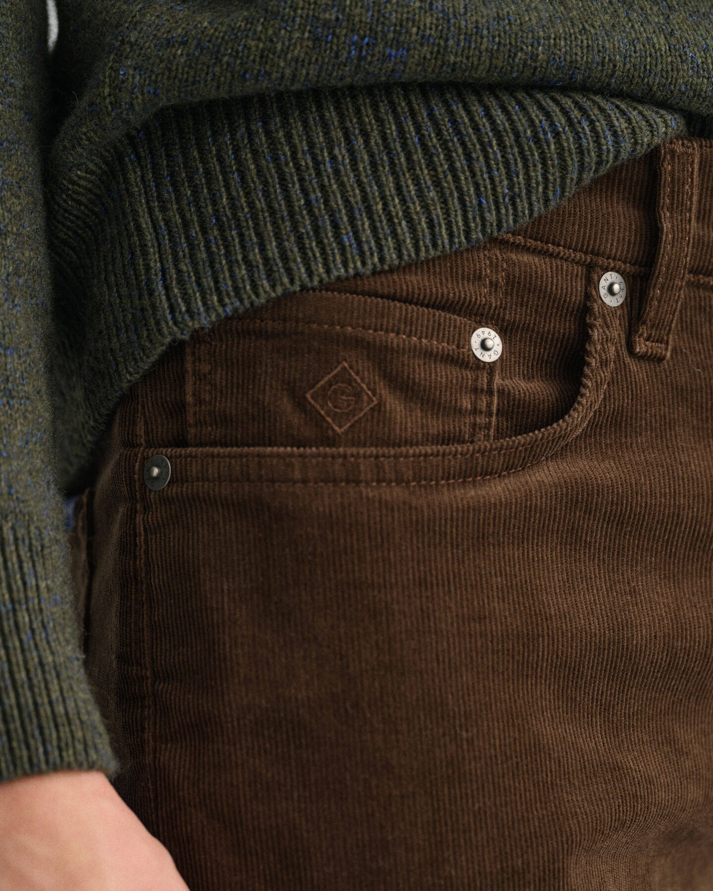 Pantalones de pana Slim Fit Hayes