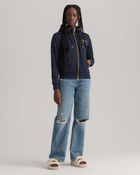 Sudadera con capucha y cremallera completa Archive Shield