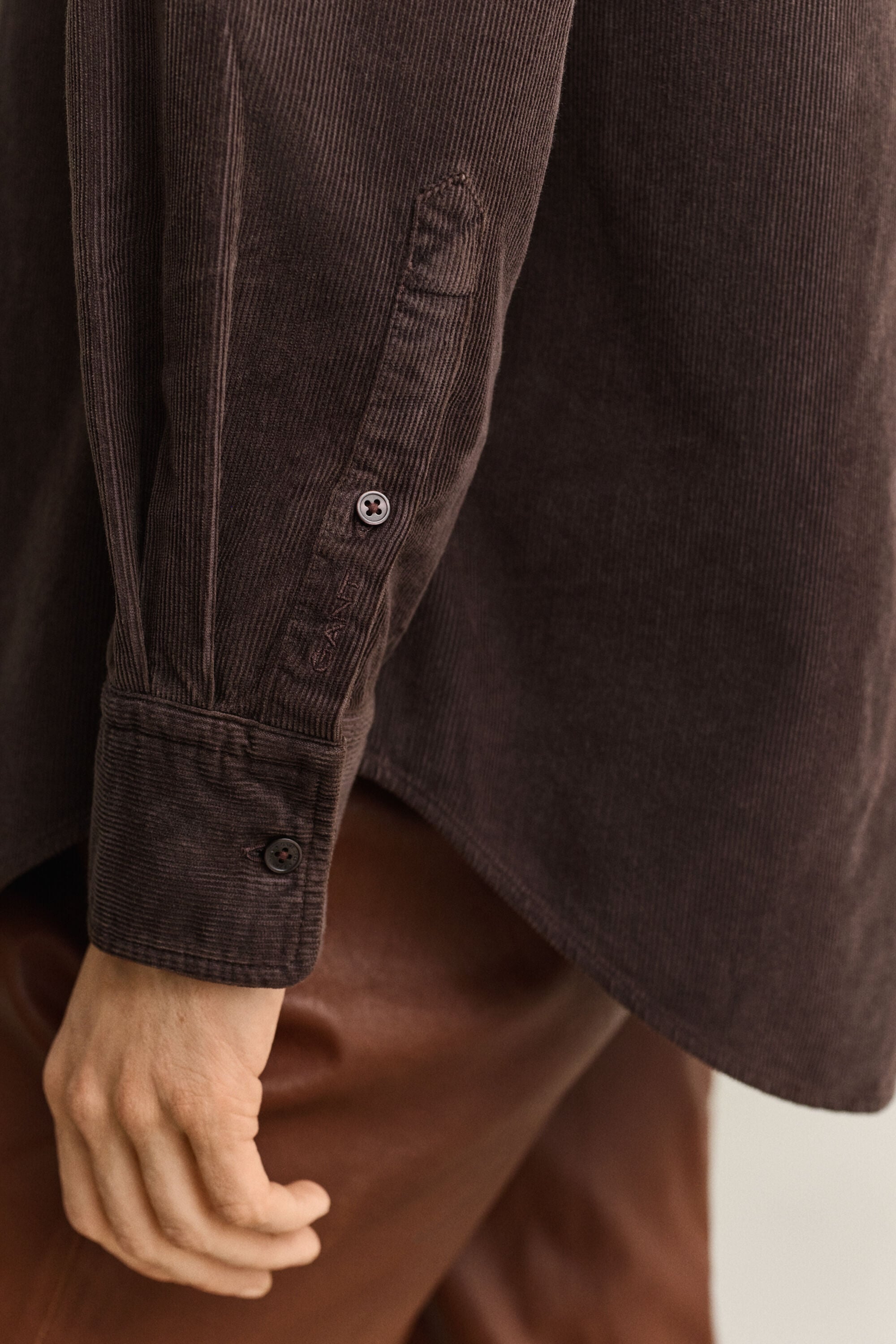 Camisa Relaxed Fit de pana