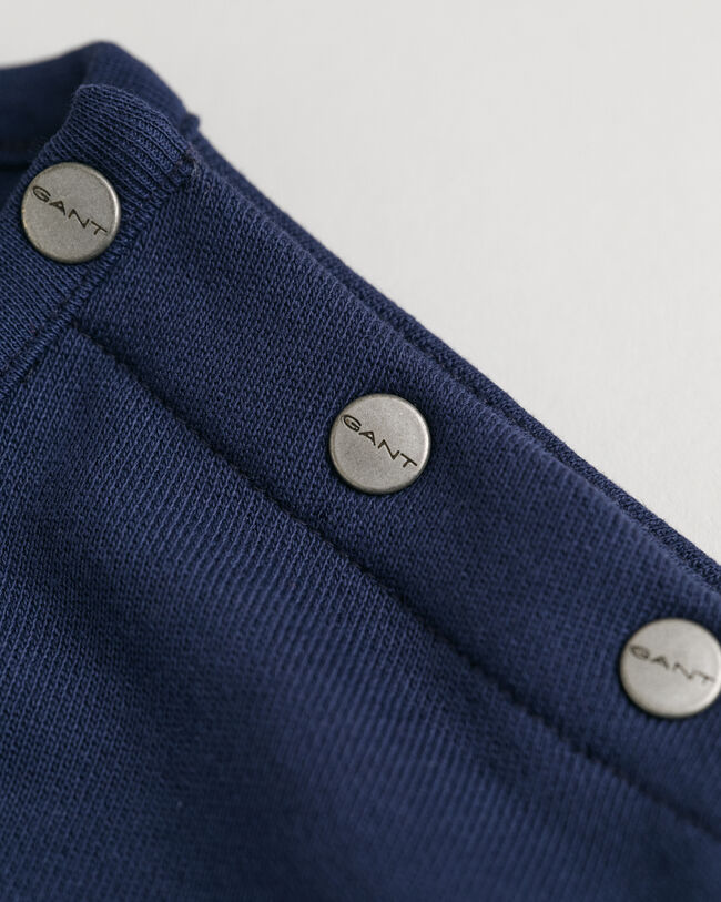 Sudadera de cuello redondo con bloques de color