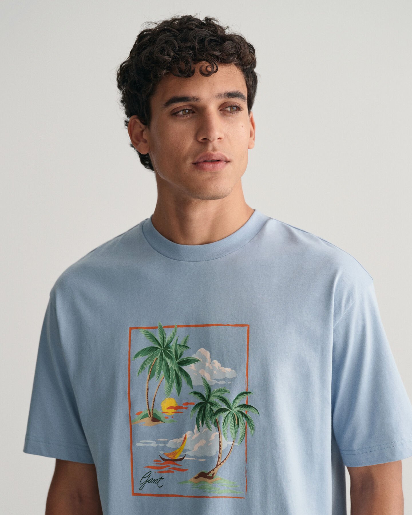 Camiseta Hawaiian Print