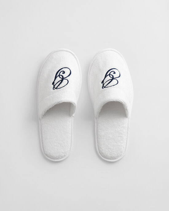 Zapatillas de estar por casa con bordado