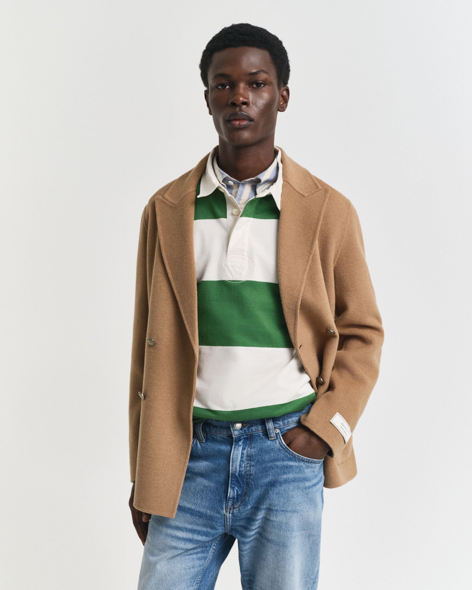 Americana Club cosida a mano