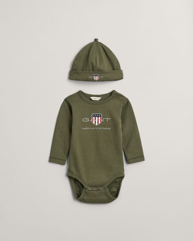 Body y gorro Archive Shield Baby