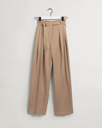 Pantalones chinos de pinzas y talle alto Fluid