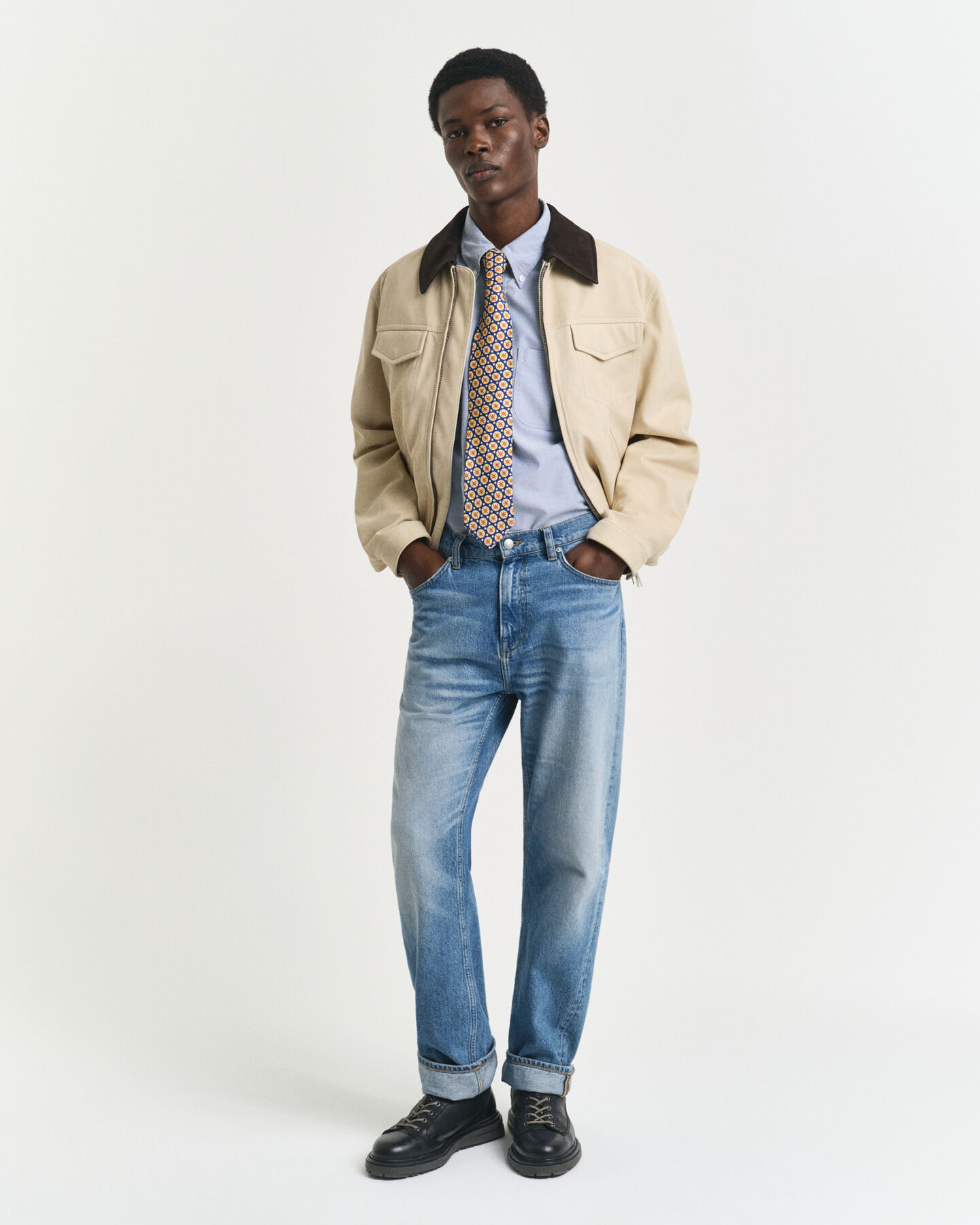 Camisa Oxford Relaxed Fit US