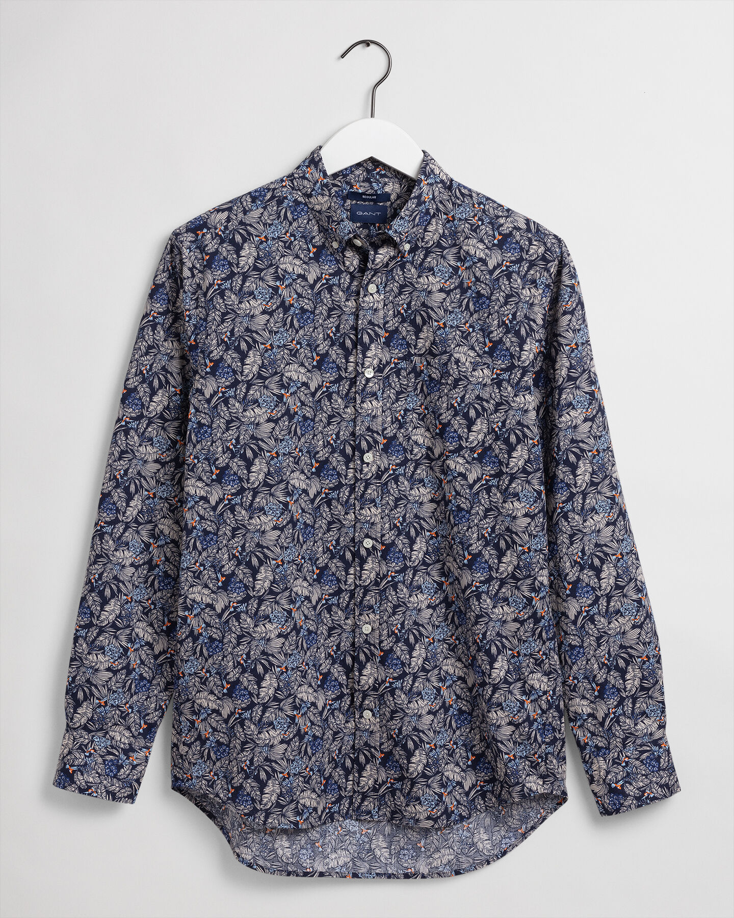 Camisa Regular Fit con microestampado Garden
