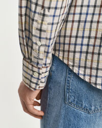 Camisa Relaxed Fit de sarga a cuadros