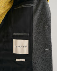 Americana de traje con diseño de espiga