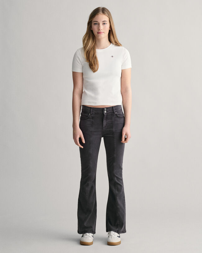 Pantalones bootcut de talle bajo Teen Girls