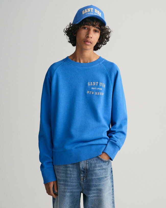 Sudadera de cuello redondo USA Graphic Teen Boys