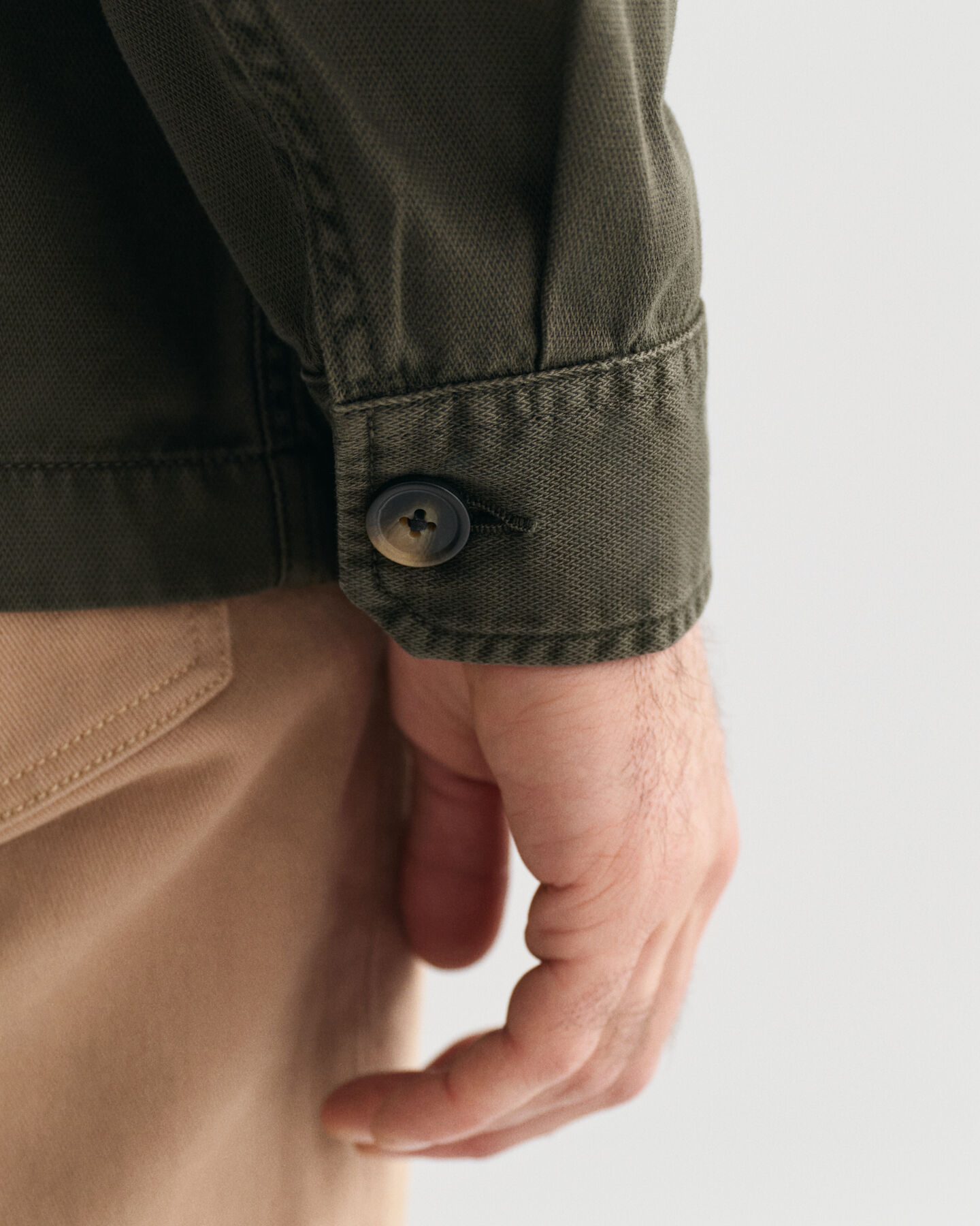 Sobrecamisa teñida en prenda