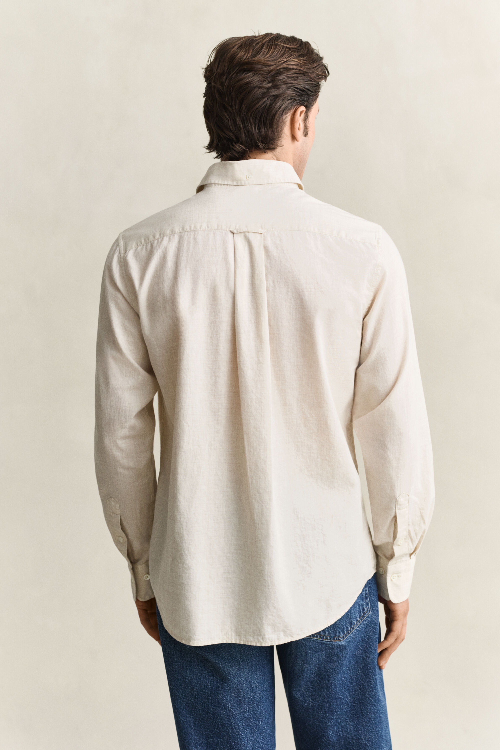 Camisa de algodón y cachemir