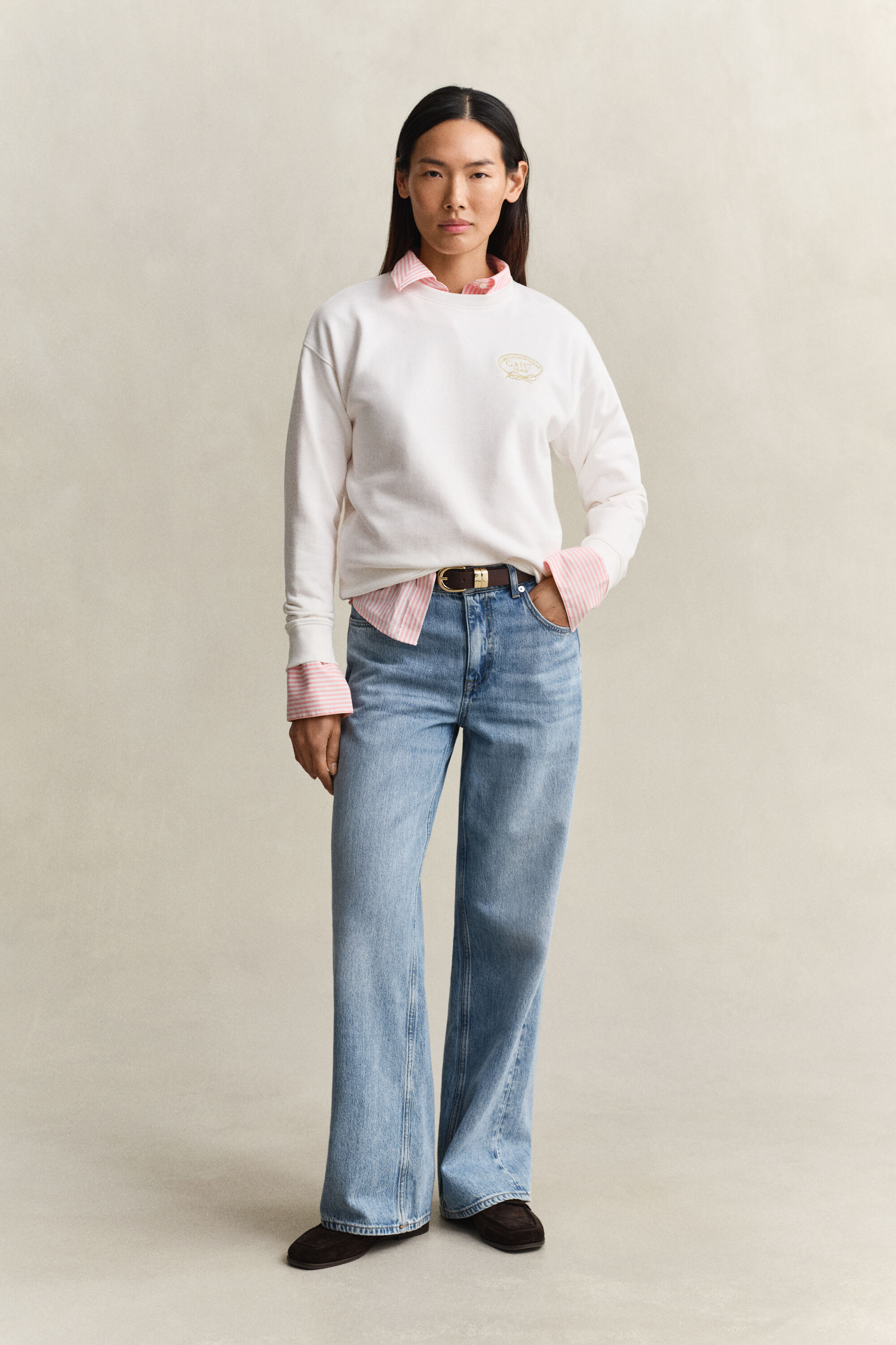 Sudadera con estampado de cuerda