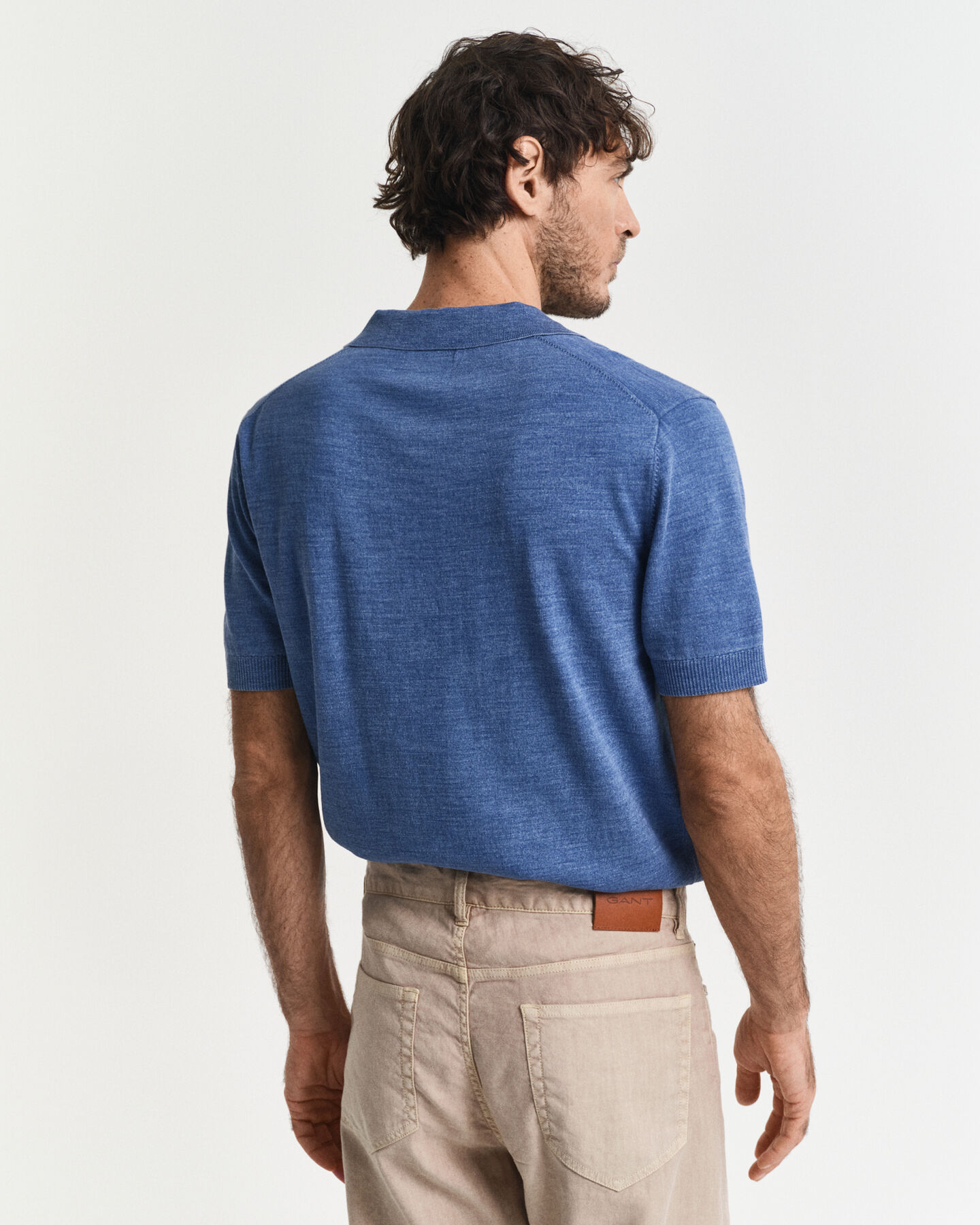 Jersey tipo polo Sunfaded de manga corta