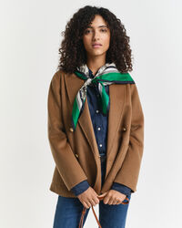 Pañuelo de seda con estampado de árbol