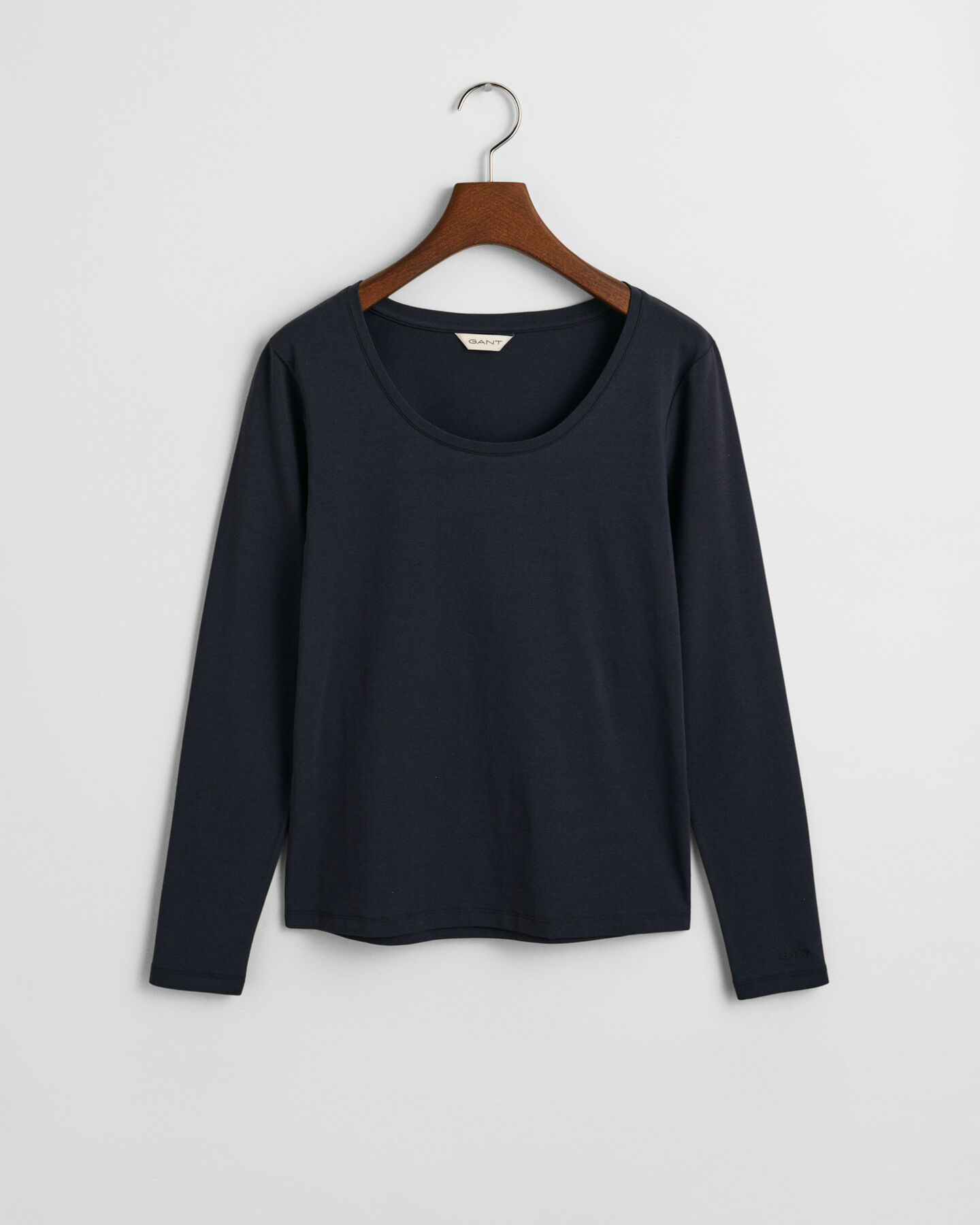 Camiseta de manga larga con escote redondo