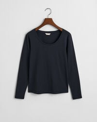 Camiseta de manga larga con escote redondo