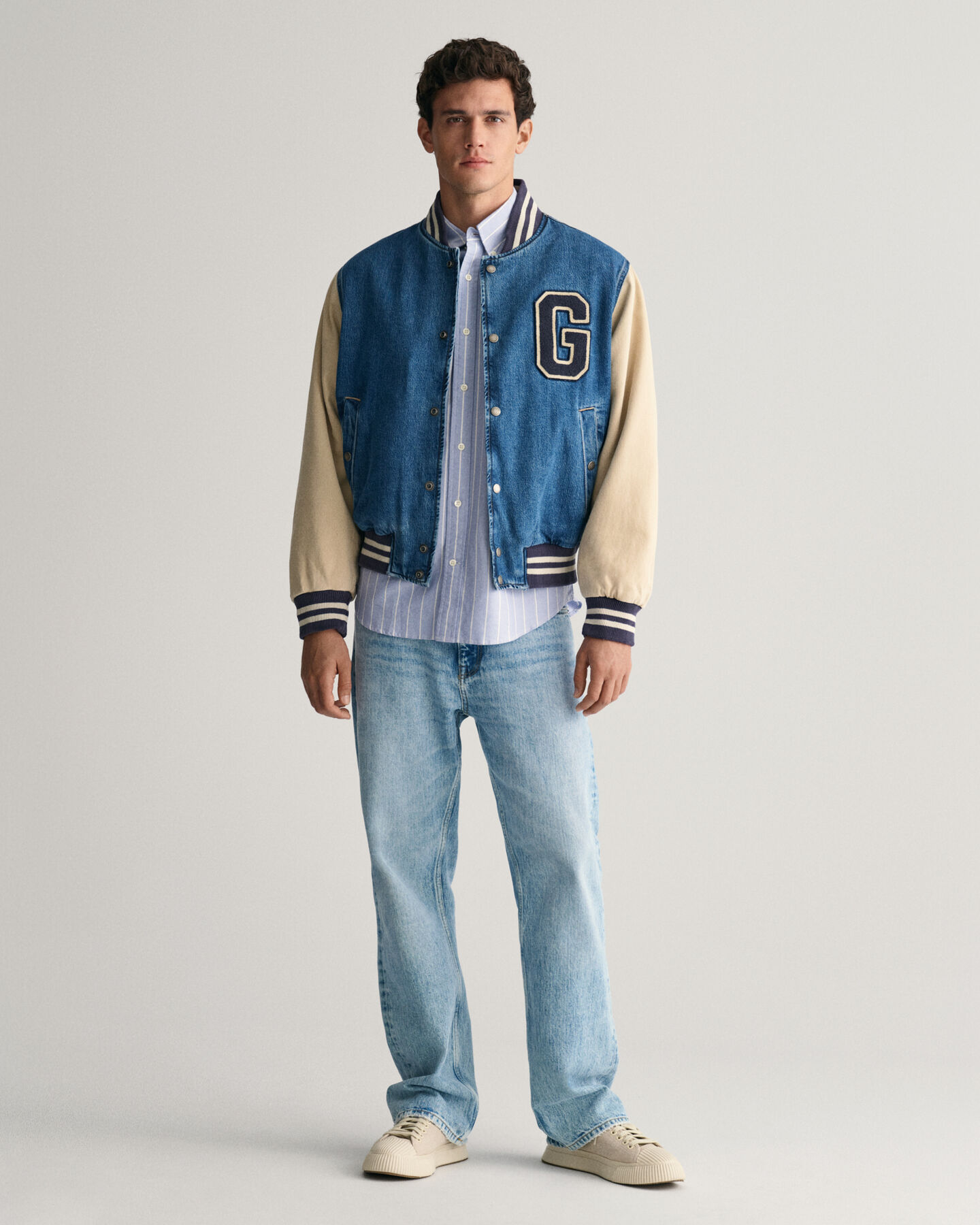 Camisa Oxford Relaxed Fit Heritage a rayas