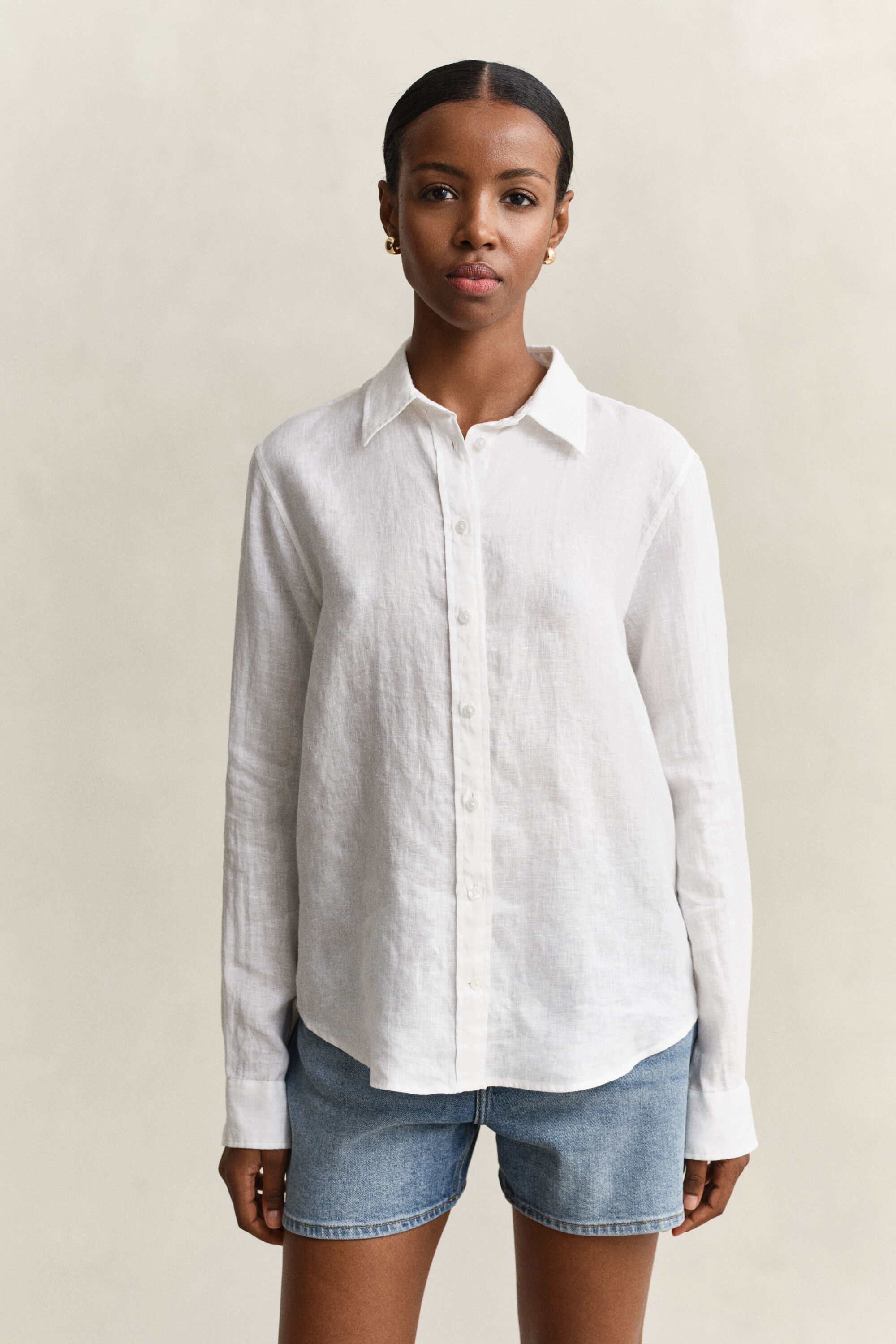 Camisa Regular Fit de lino