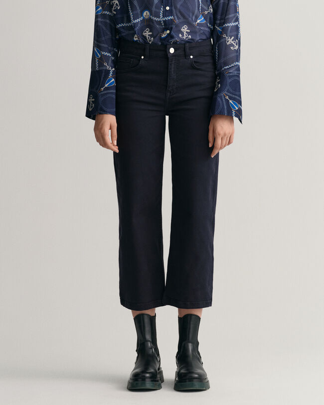 Vaqueros tobilleros anchos Color