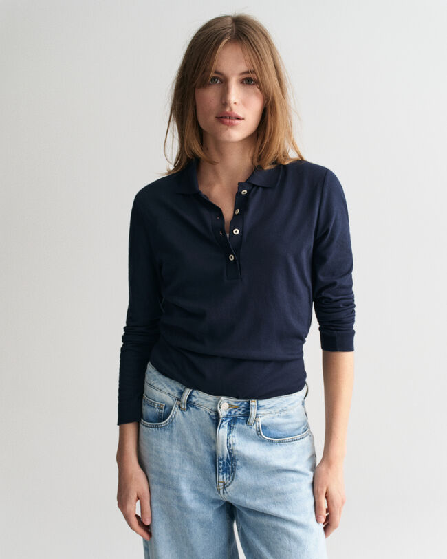 Polo de manga larga sin costuras