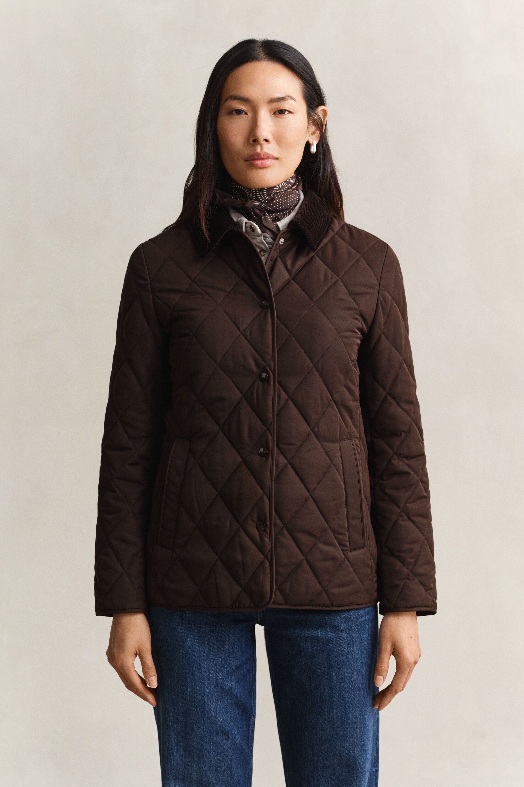 Chaqueta acolchada ajustada