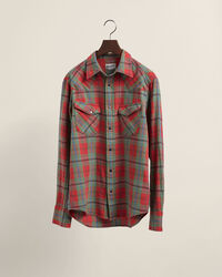 Camisa Regular Fit Wrangler x GANT Western a cuadros escoceses