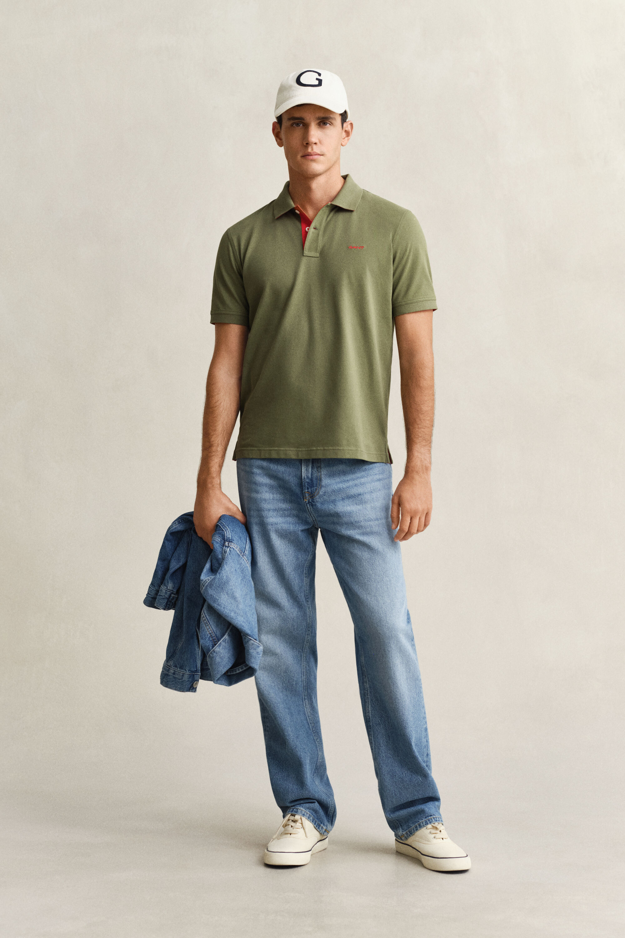 Polo de piqué en contraste