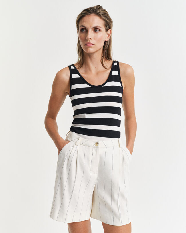 Camiseta de tirantes a rayas