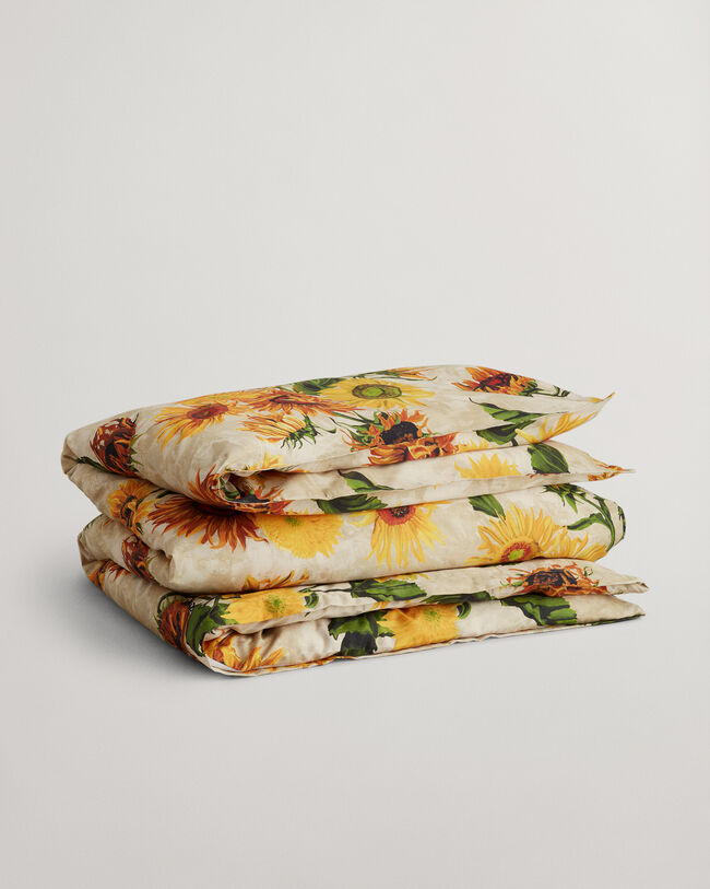 Funda de edred&oacute;n con estampado Sunflower para cama individual