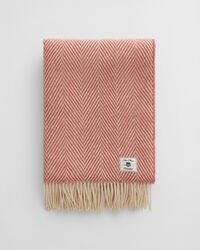 Colcha de lana con diseño de espiga