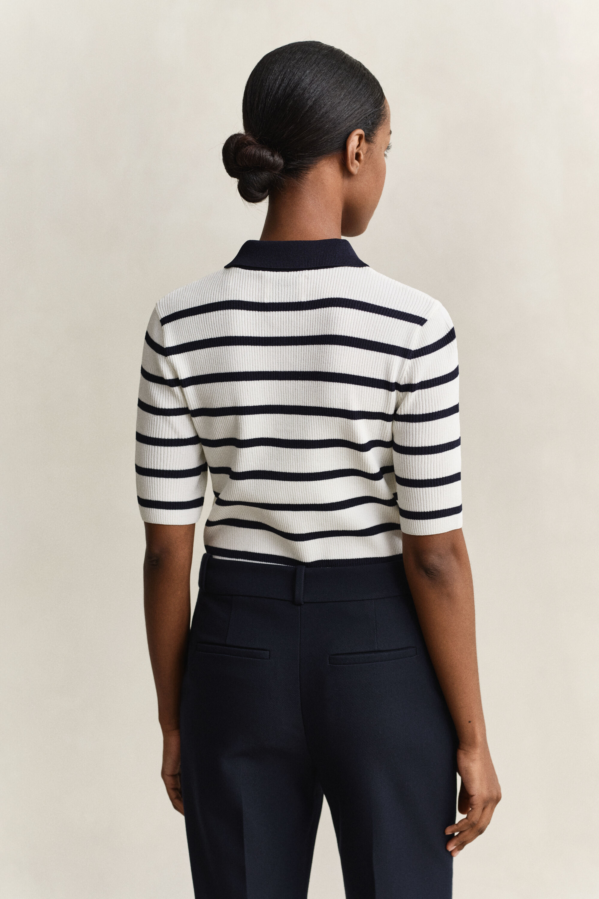 Rugger de punto a rayas