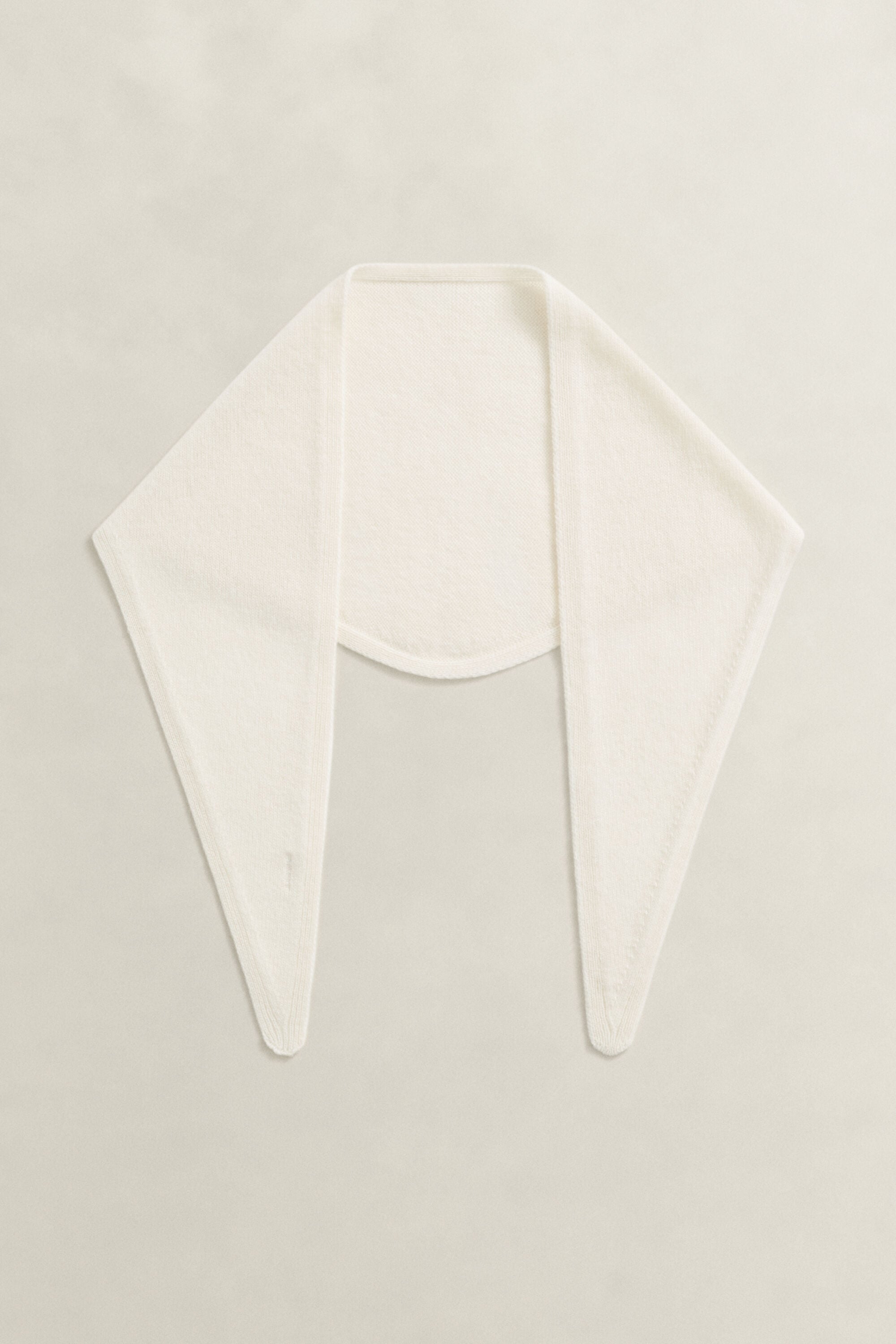 Bufanda triangular de lana y cachemir