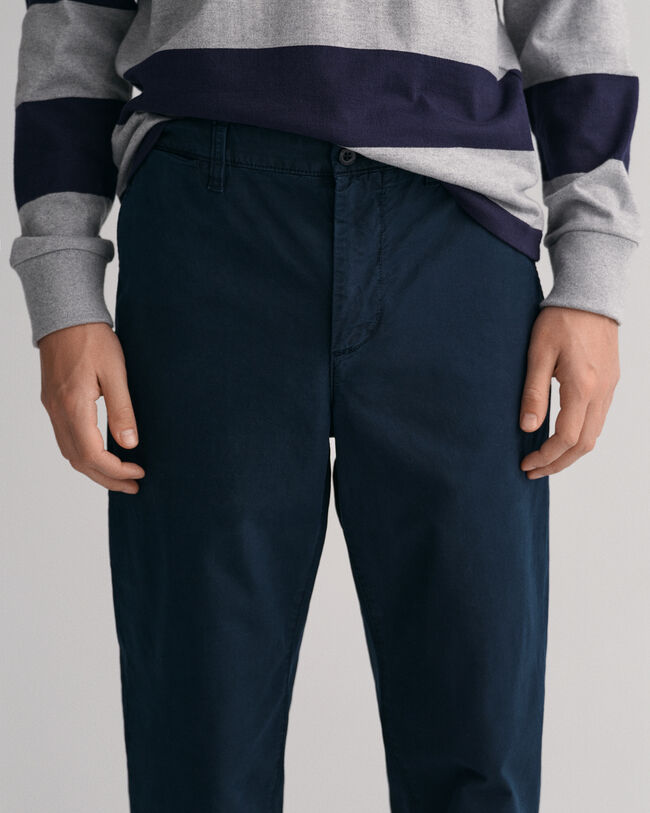Pantalones chinos Regular Fit de lona Allister