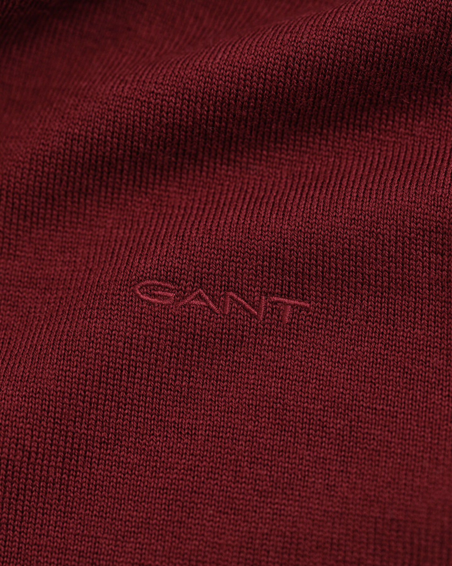 Jersey de cuello redondo en lana merino extrafina