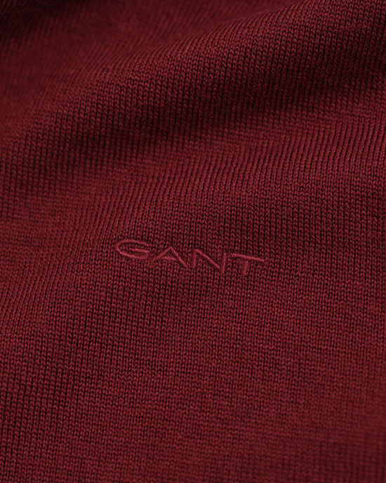 Jersey de cuello redondo en lana merino extrafina