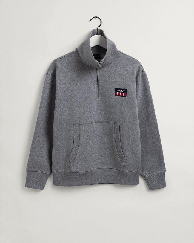 Jersey con media cremallera Retro Flag