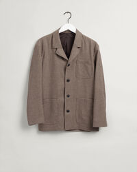 Chaqueta fruncida a cuadros