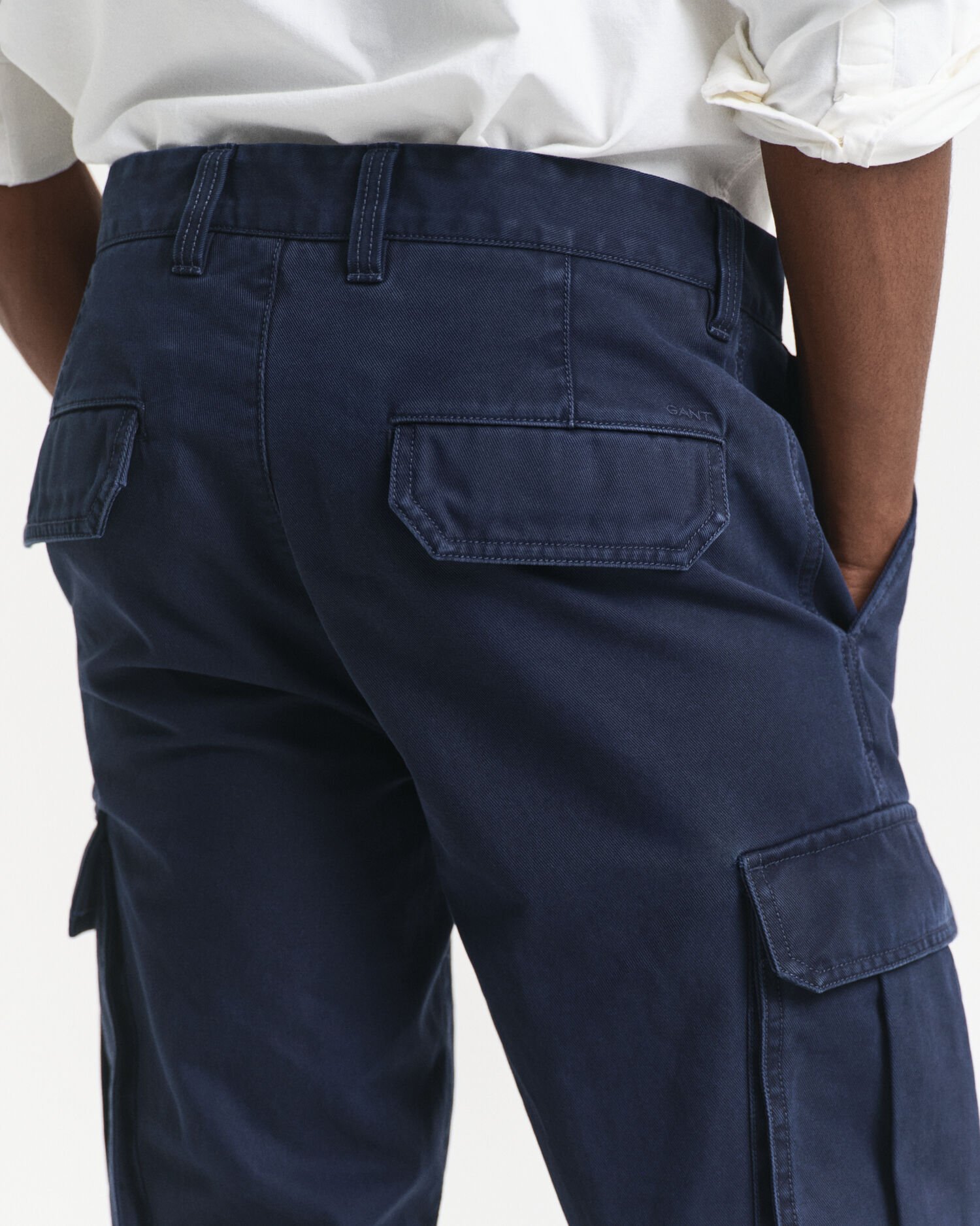 Pantalones cargo Regular Fit de sarga de algodón