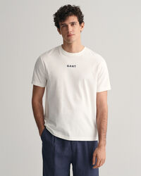 Camiseta GANT Logo peque&ntilde;o en contraste