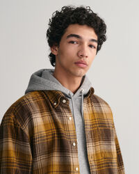 Camisa de franela gruesa a cuadros Relaxed Fit