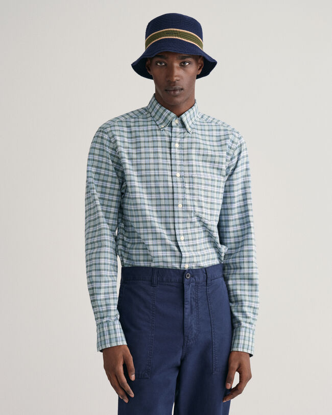 Camisa Oxford de cuados Regular Fit Archive