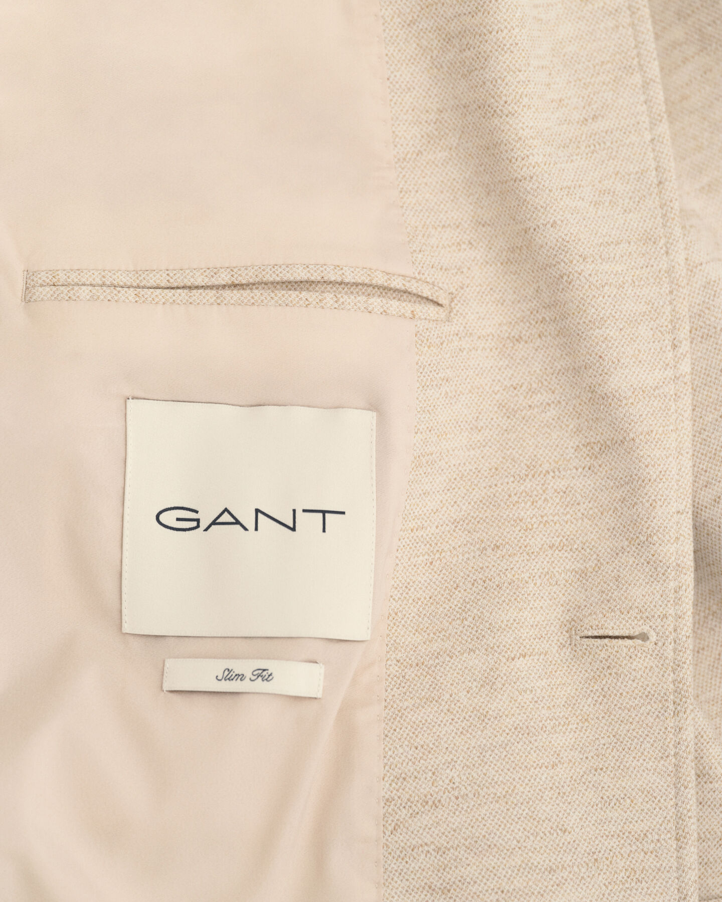 Americana de algod&oacute;n y lino