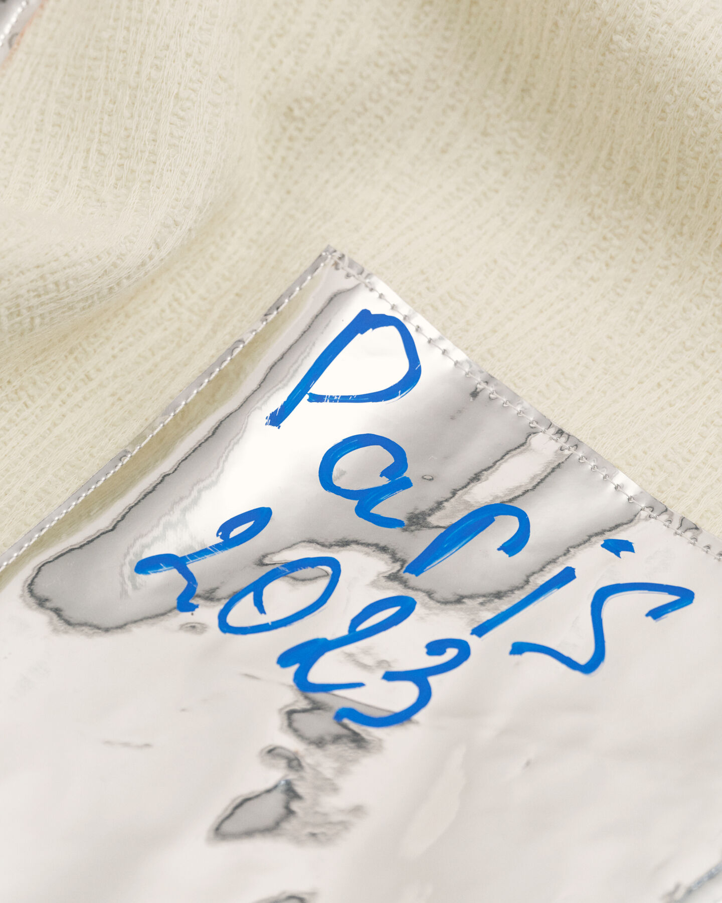 Cazadora Varsity de boucl&eacute; Blank Canvas Project x Harry Nuriev