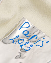 Cazadora Varsity de boucl&eacute; Blank Canvas Project x Harry Nuriev