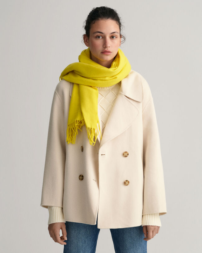 Bufanda tejida de lana Solid