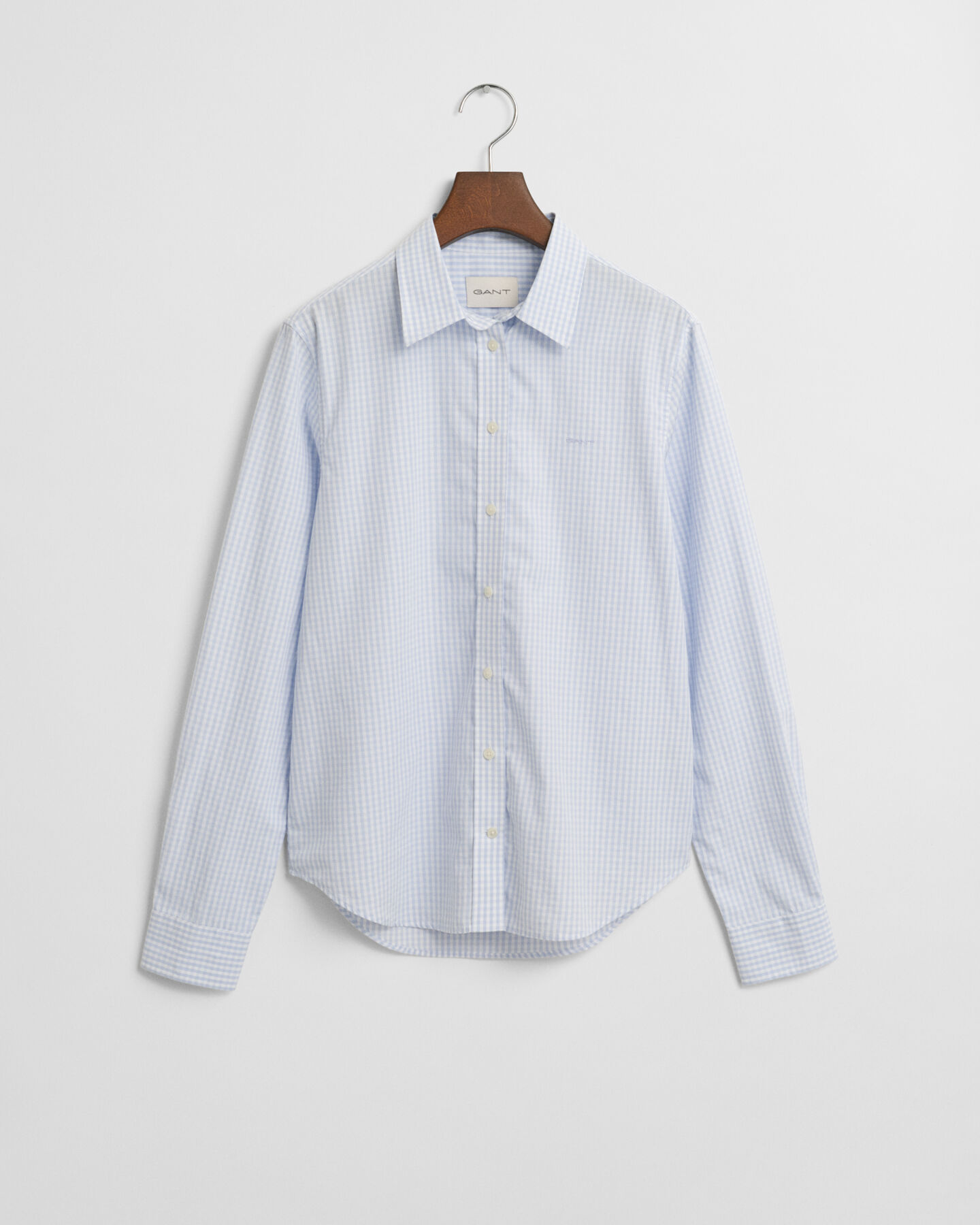 Camisa Regular Fit de popelina a cuadros Vichy
