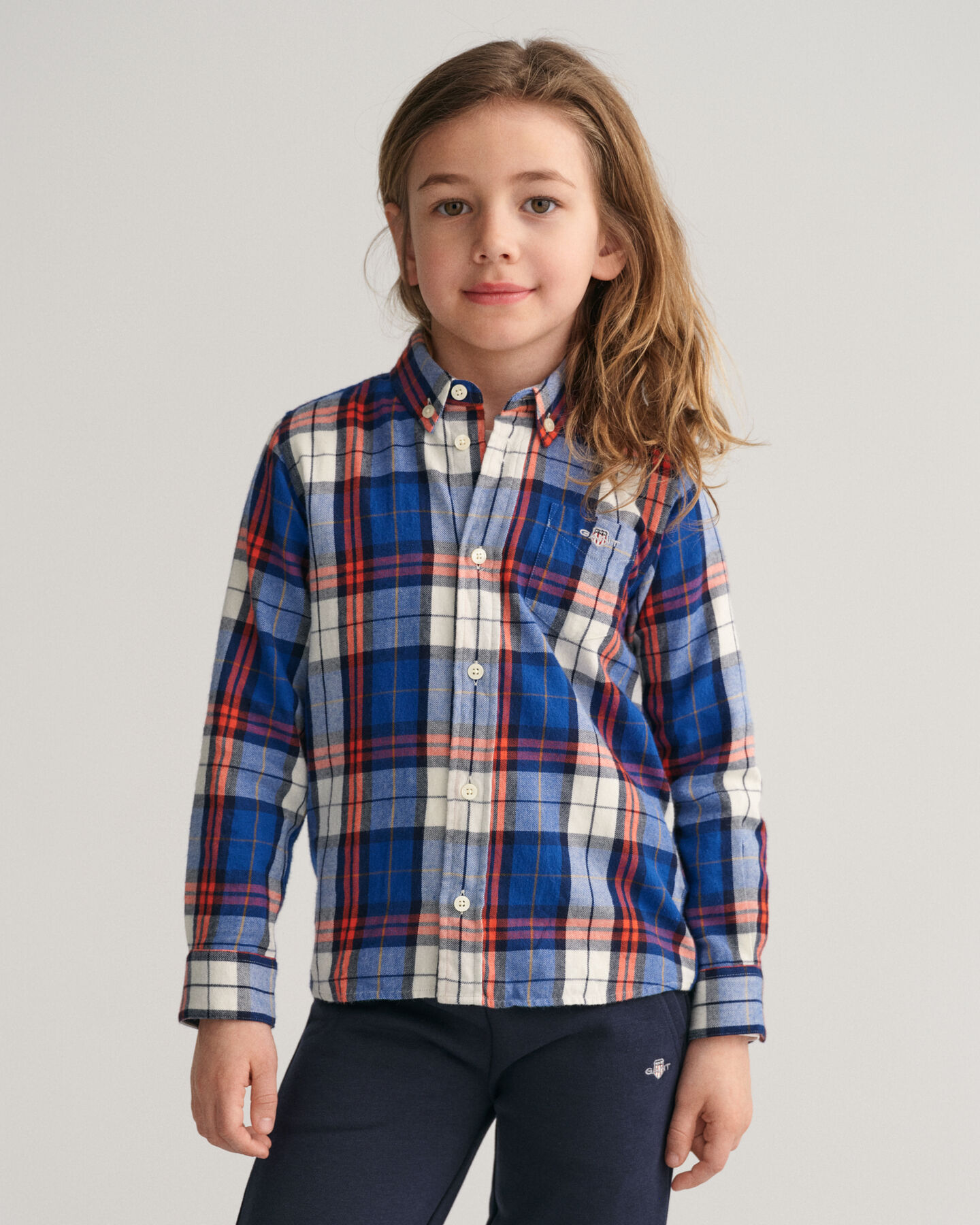 Camisa de franela a cuadros Regular Fit Kids